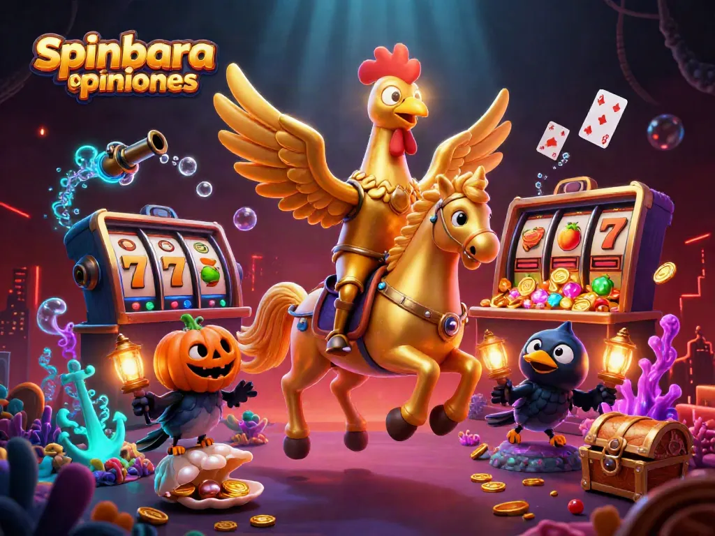 Experience spinbara opiniones with thrilling slots, golden rooster, and dynamic casino elements.