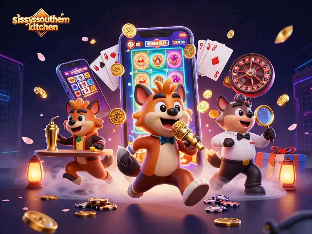 Experience thrilling vibes at sissyssouthernkitchen casino with hyenas entertaining and games everywhere.